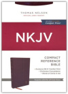 NKJV Compact Reference Bible, Comfort Print, Burgundy